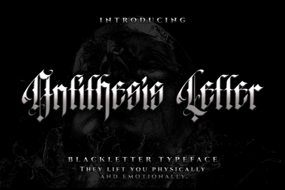 Antithesis Letter: Bold Typography for Impact
