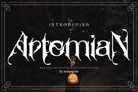 Artemian Font: Bold Blackletter for Creative Projects