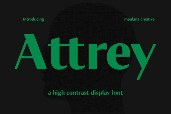Attrey: A Bold Display Font