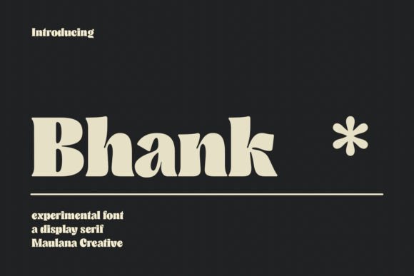 Bhank: A Bold Serif for Web Design