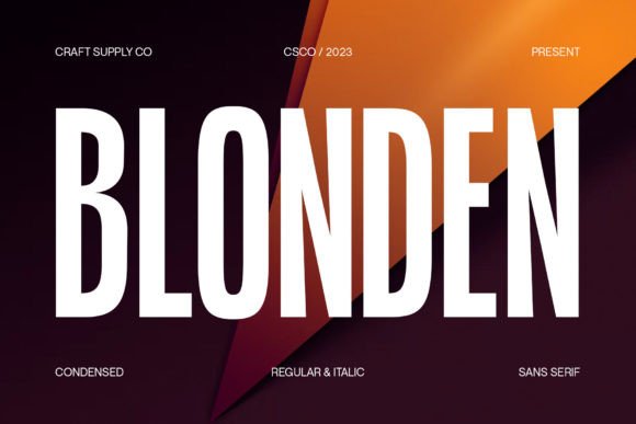 Blonden: A Modern Sans Serif for Web Design