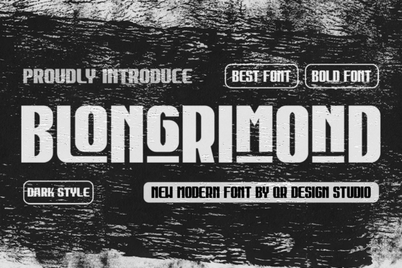 Blongrimond: A Bold Display Font for Branding