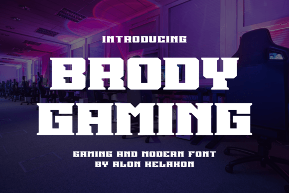 Brody Gaming: A Bold Serif for Creative Projects