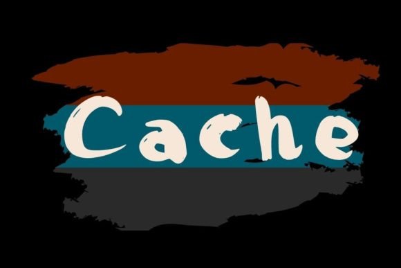 Cache: A Bold Handwritten Font