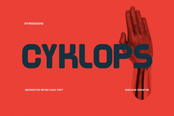 Cyklops: A Bold Display Font