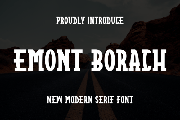 Emont Borach: Bold Font for Creative Makers