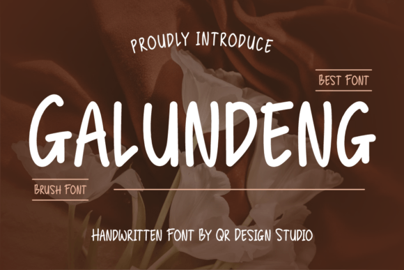 Galundeng: A Bold Display Font for Web Design