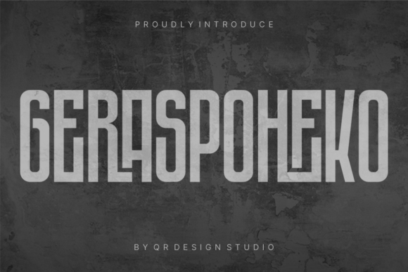 Geraspoheko: A Bold Font for Business Branding