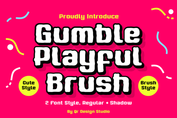 Gumble Playful Brush: A Font for Creative Businesses
