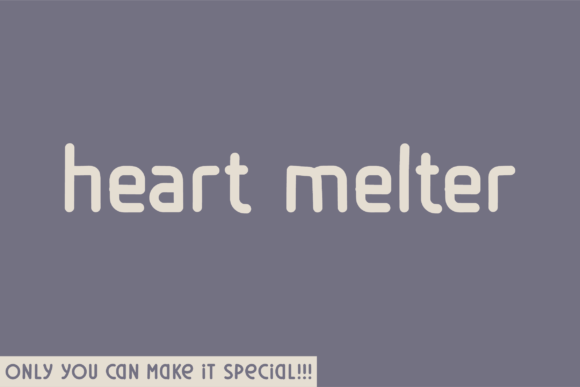 Heart Melter Font for Bold Design