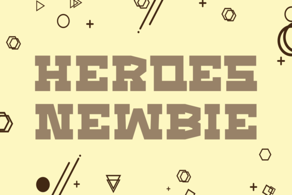 Heroes Newbie: A Bold Font for Business