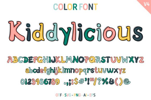 Kiddylicious V4 Font Review