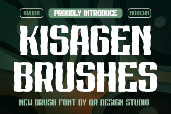 Kisagen Brushes Font for Business