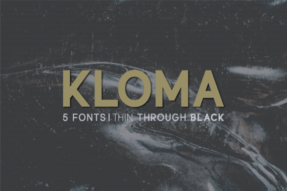 Kloma: A Versatile Sans Serif for Modern Design