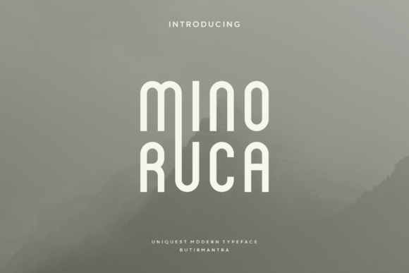 Minoruca: A Bold Display Font for Web Design
