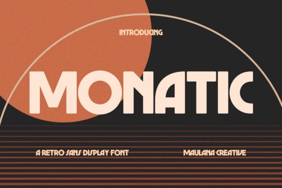 Monatic: A Bold, Fun Sans Serif for Creative Work