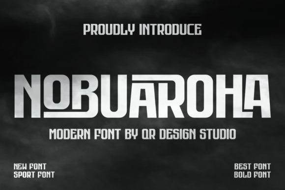 Nobuaroha: A Bold Font for Branding