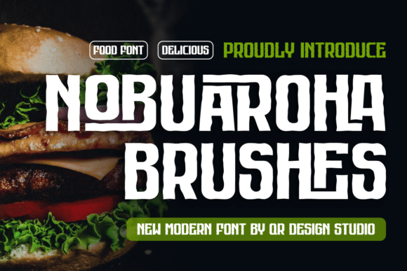 Nobuaroha Brushes Font for Branding