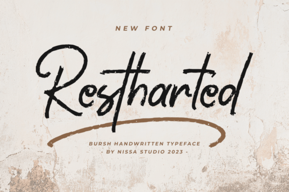 Restharted: A Bold Handwritten Font for Creative Projects