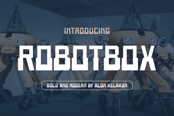 Robotbox: A Bold Typeface for Modern Design