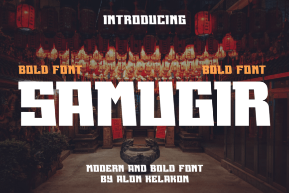 Samugir: Bold Serif Font for Creative Projects