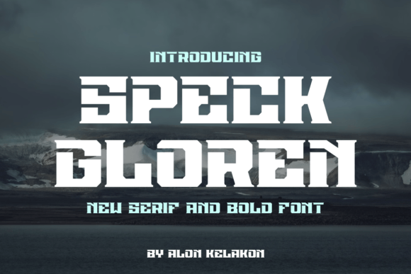 Speck Gloren: A Bold Serif for Creative Projects