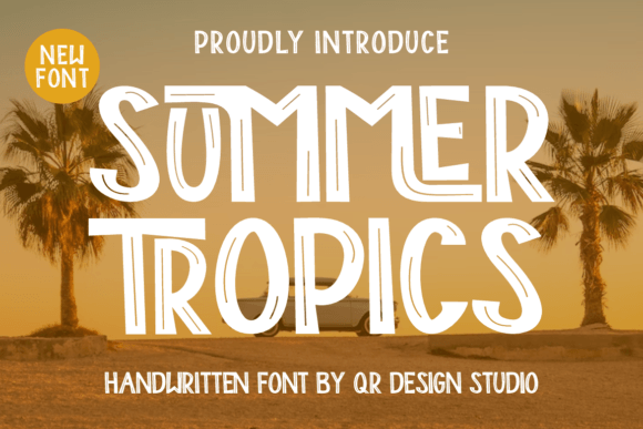 Summer Tropics Font Review