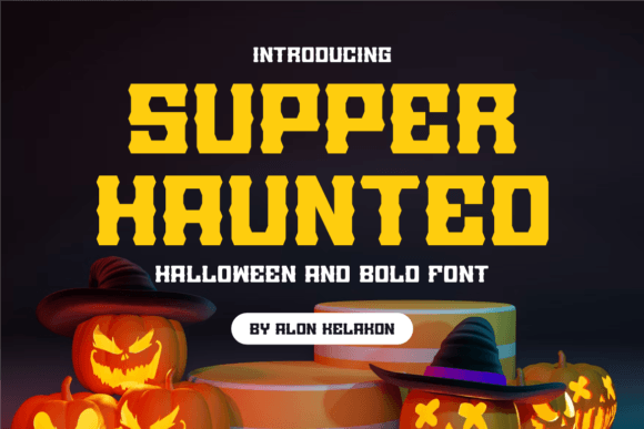Supper Haunted: A Bold Serif for Editorial Design