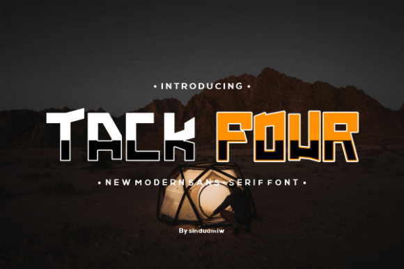 Tack Four Font: Bold & Beautiful
